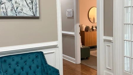 The welcoming entrance area at Radiant Glow Skin Spa in Winder, GA